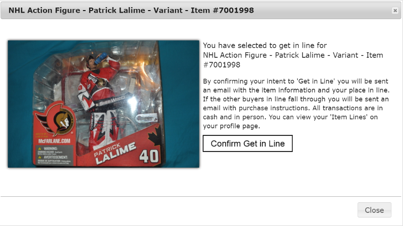 Buy Item Dialog